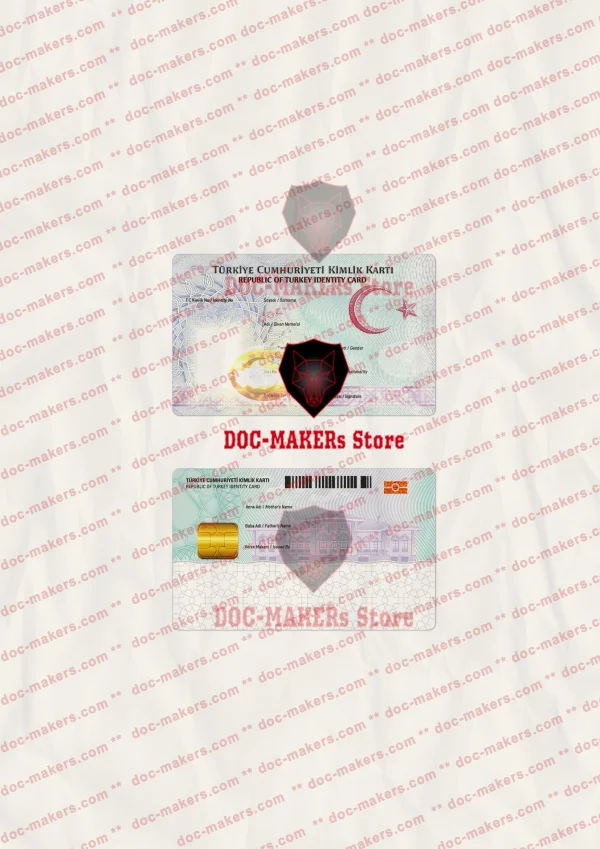 Turkey ID Card – V1 – PSD Template
